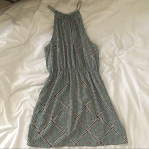 Halter patterned dress
